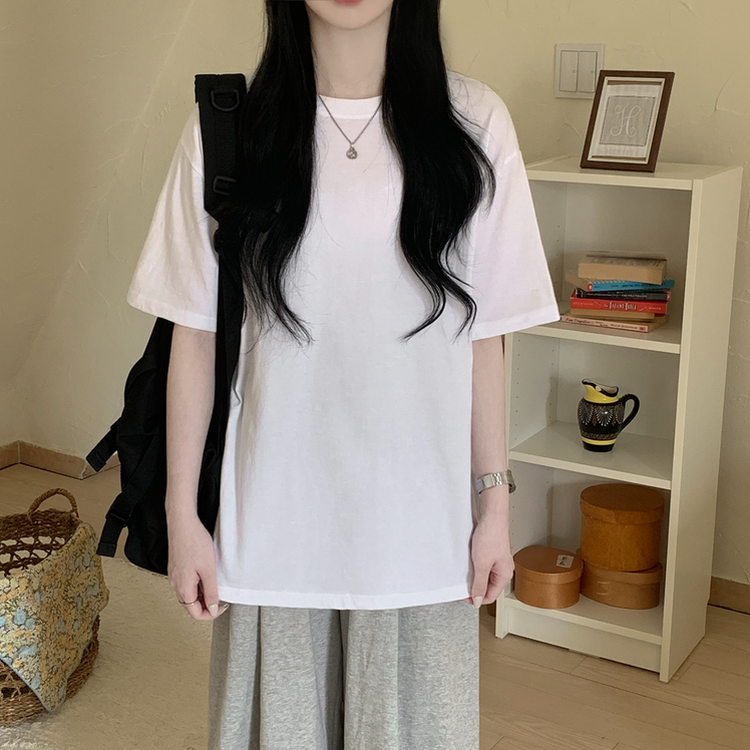 ベーシック半袖Tシャツ WHITE