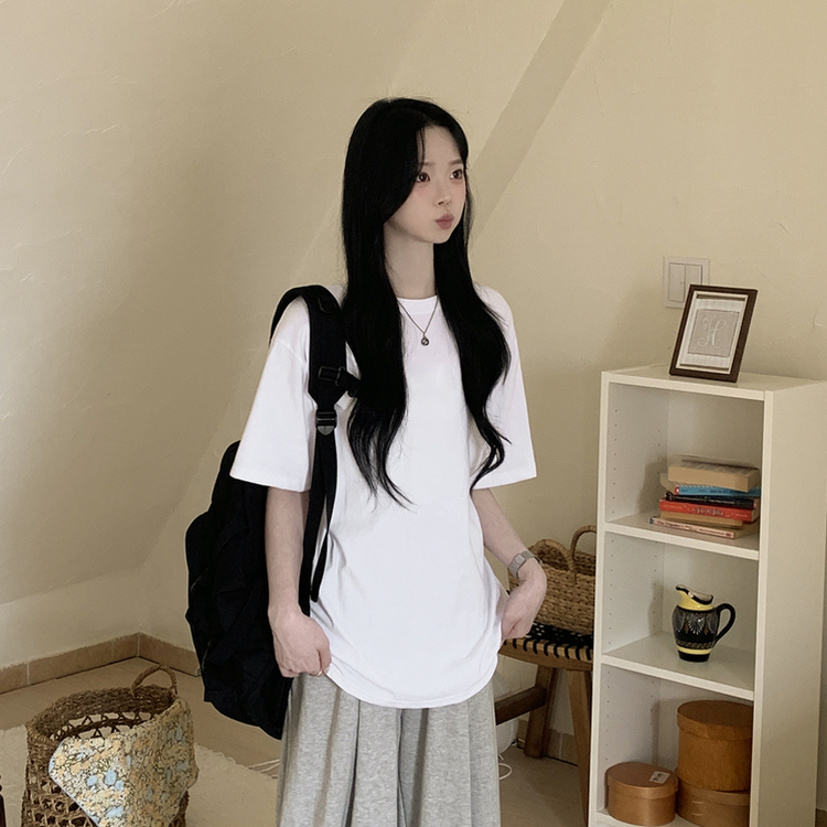 ベーシック半袖Tシャツ WHITE