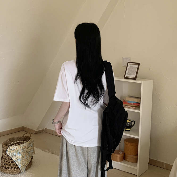 ベーシック半袖Tシャツ WHITE