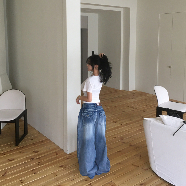 デイリーVネック半袖Tシャツ(6color) IVORY