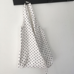 カジュアルドットショルダーバッグ WHITE