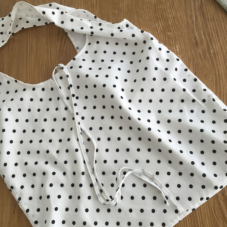 カジュアルドットショルダーバッグ WHITE