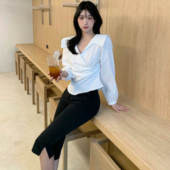 スリム5分丈レギンスパンツ BLACK