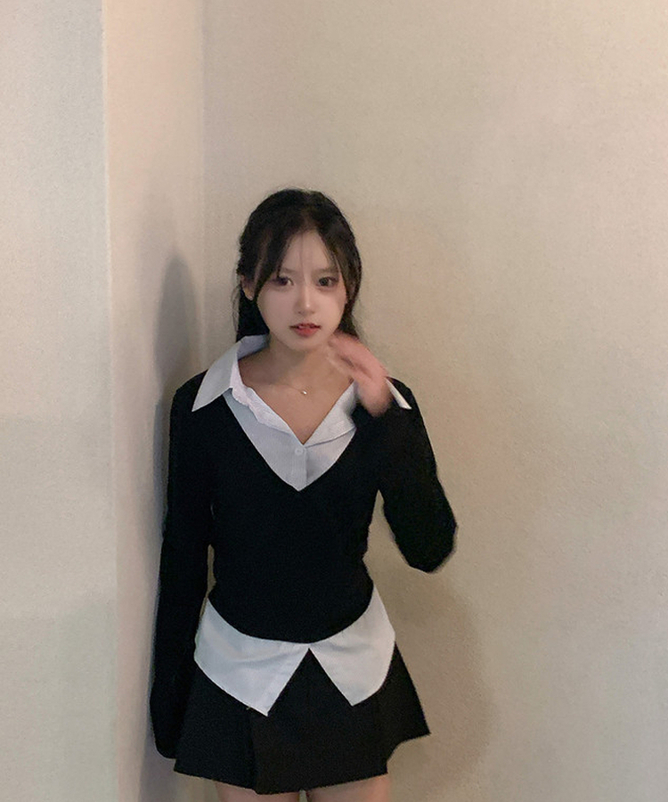 デイリープリーツミニスカート BLACK