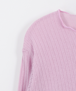 リブウェーブ長袖Tシャツ