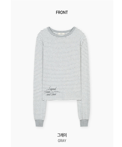 ストライプ長袖Tシャツ