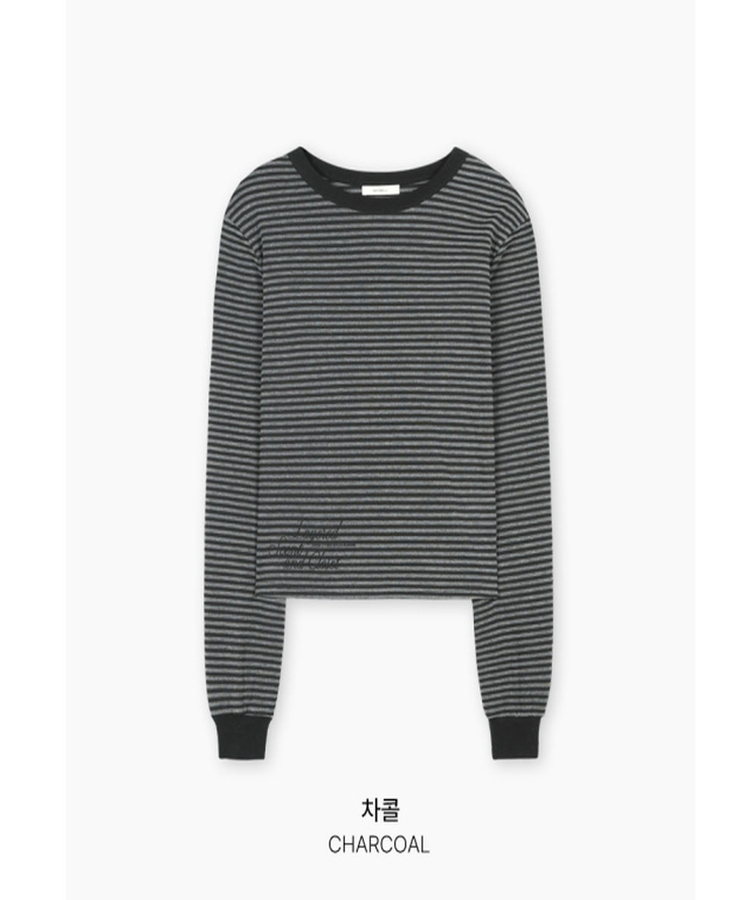 ストライプ長袖Tシャツ