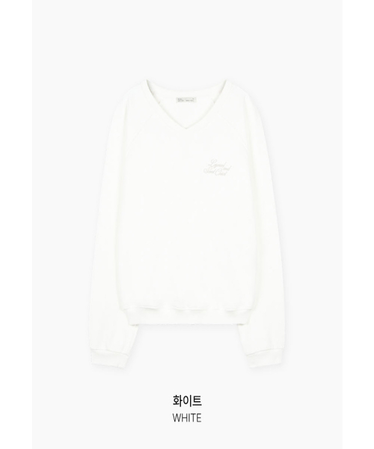 Vネックトレーナー