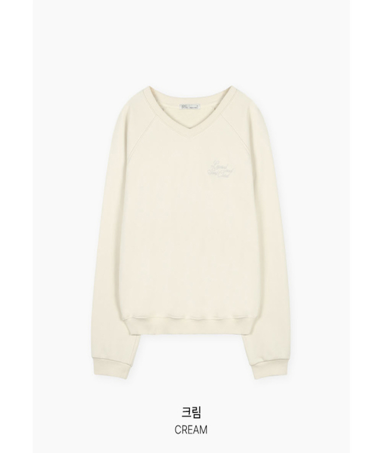 Vネックトレーナー