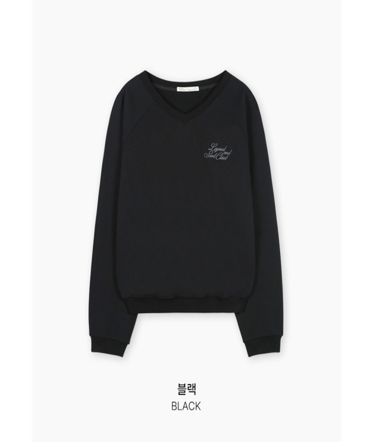 Vネックトレーナー