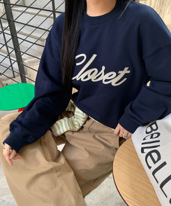 切替ラインコットンパンツ BEIGE