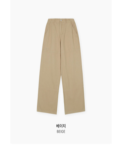 切替ラインコットンパンツ