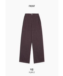 切替ラインコットンパンツ