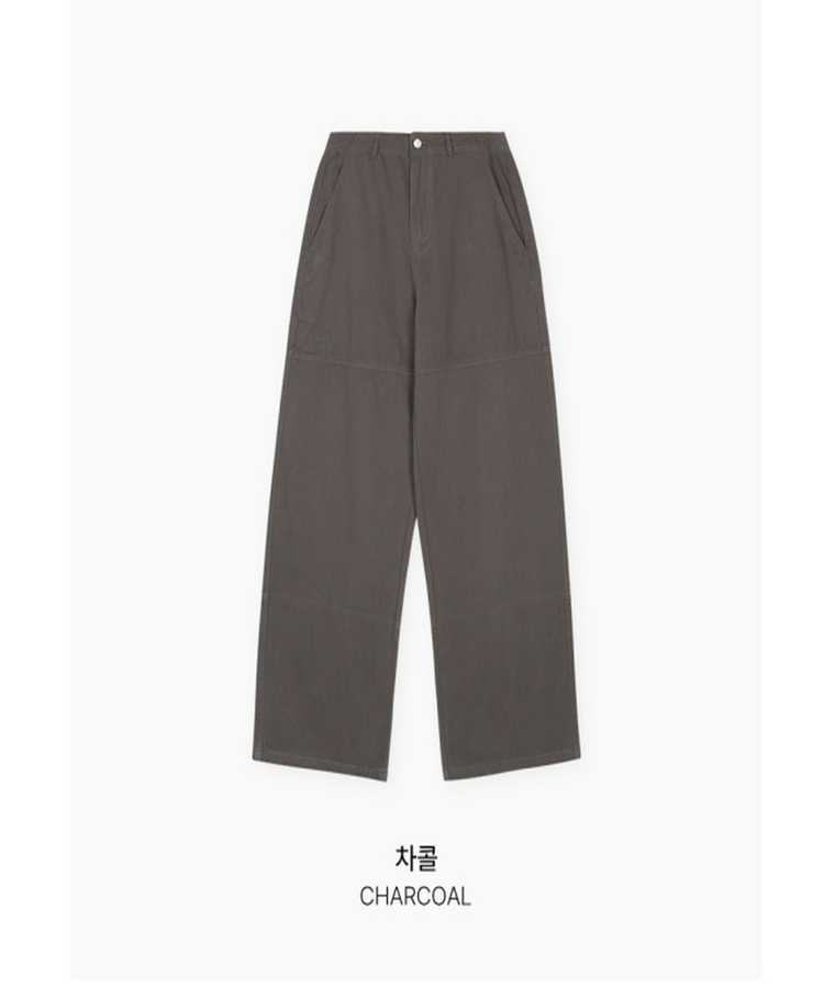 切替ラインコットンパンツ