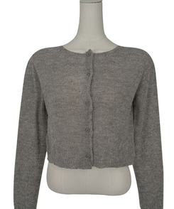 デイリーラウンドネック長袖カーディガン(9color)