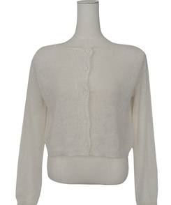 デイリーラウンドネック長袖カーディガン(9color)