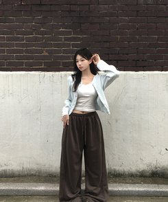 ベーシックVネック長袖ニットカーディガン(13color) SKY BLUE