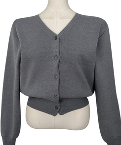 ベーシックVネック長袖ニットカーディガン(13color)