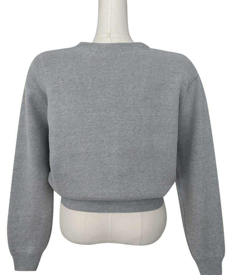 ベーシックVネック長袖ニットカーディガン(13color)