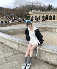 フードベルト長袖ワンピース IVORY