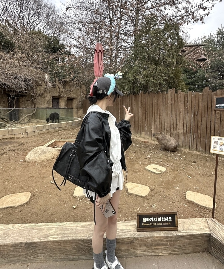 フードベルト長袖ワンピース IVORY