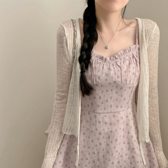 花柄ストラップキャミミニワンピース PINK