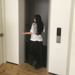 ルーズパピー半袖Tシャツ IVORY