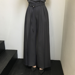 ピンテックワイドスラックス CHARCOAL