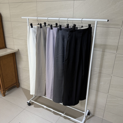 ロングワイドピンテックスラックス(5color)