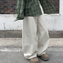 Y2Kバルーンワイドコットンパンツ IVORY