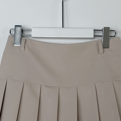 プリーツミニAラインスカート