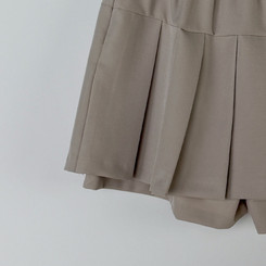 プリーツミニAラインスカート