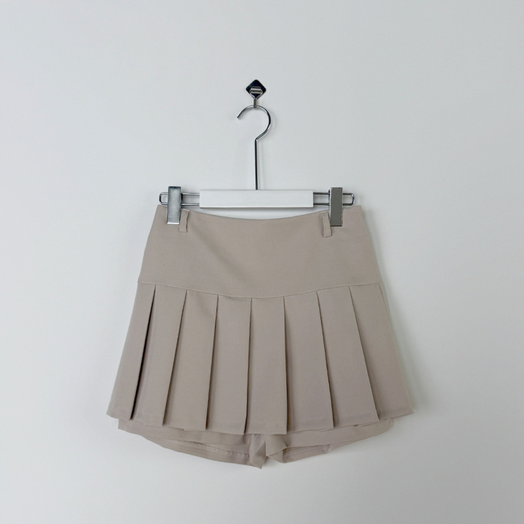 プリーツミニAラインスカート