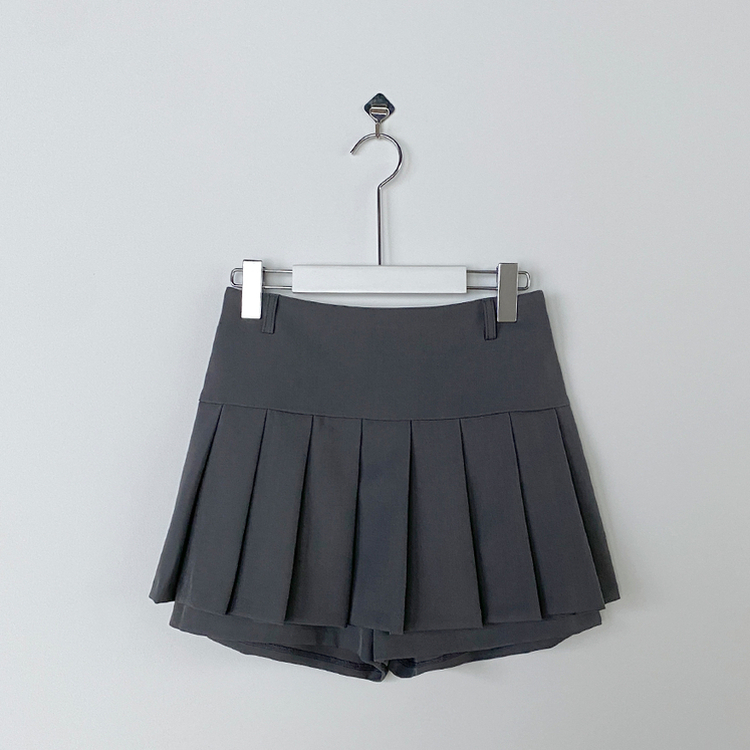 プリーツミニAラインスカート