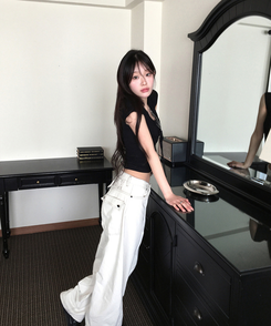 ビンテージレーストップス BLACK