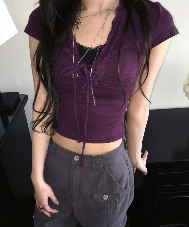 ビンテージレーストップス PURPLE