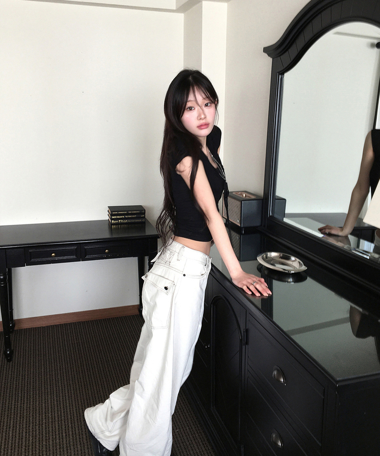 ビンテージレーストップス BLACK