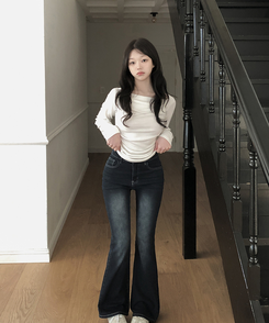 ストラップオフショルダー IVORY