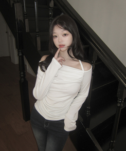 【丈別】ハイウエストブーツカットデニムパンツ BLUE