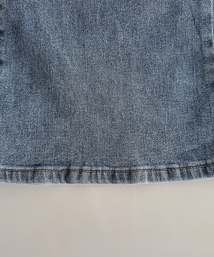 【丈別】ハイウエストブーツカットデニムパンツ