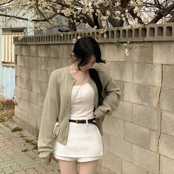 【カップ付き】レースレイヤードキャミソール WHITE