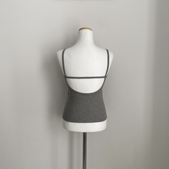 【カップ付き】レースレイヤードキャミソール