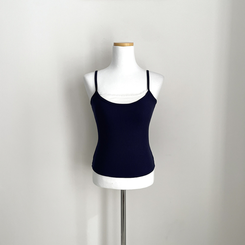 【カップ付き】レースレイヤードキャミソール