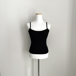 【カップ付き】レースレイヤードキャミソール