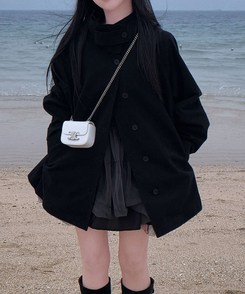 フリルリボンティアードキャミミニワンピース BLACK