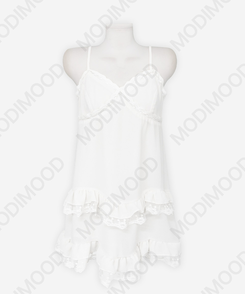 シフォンレースキャミソールワンピース