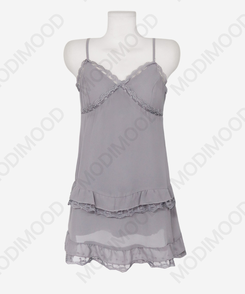 シフォンレースキャミソールワンピース