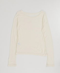 【SET】レースレイヤード半袖ニット＋シンプル長袖トップス