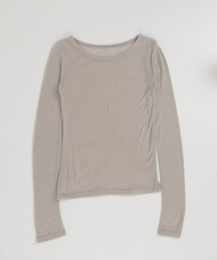 【SET】レースレイヤード半袖ニット＋シンプル長袖トップス