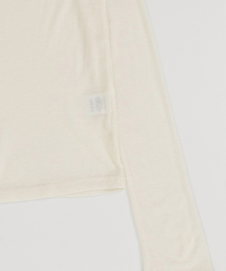 【SET】レースレイヤード半袖ニット＋シンプル長袖トップス